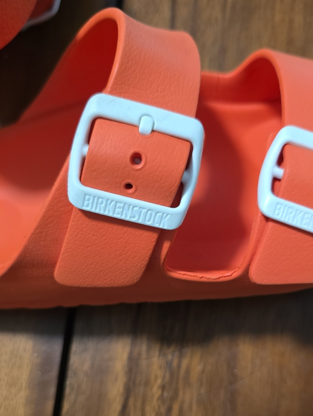 Birkenstock Kids Orange EVA Arizona Two-Strap Sandal - Picture 6 of 6